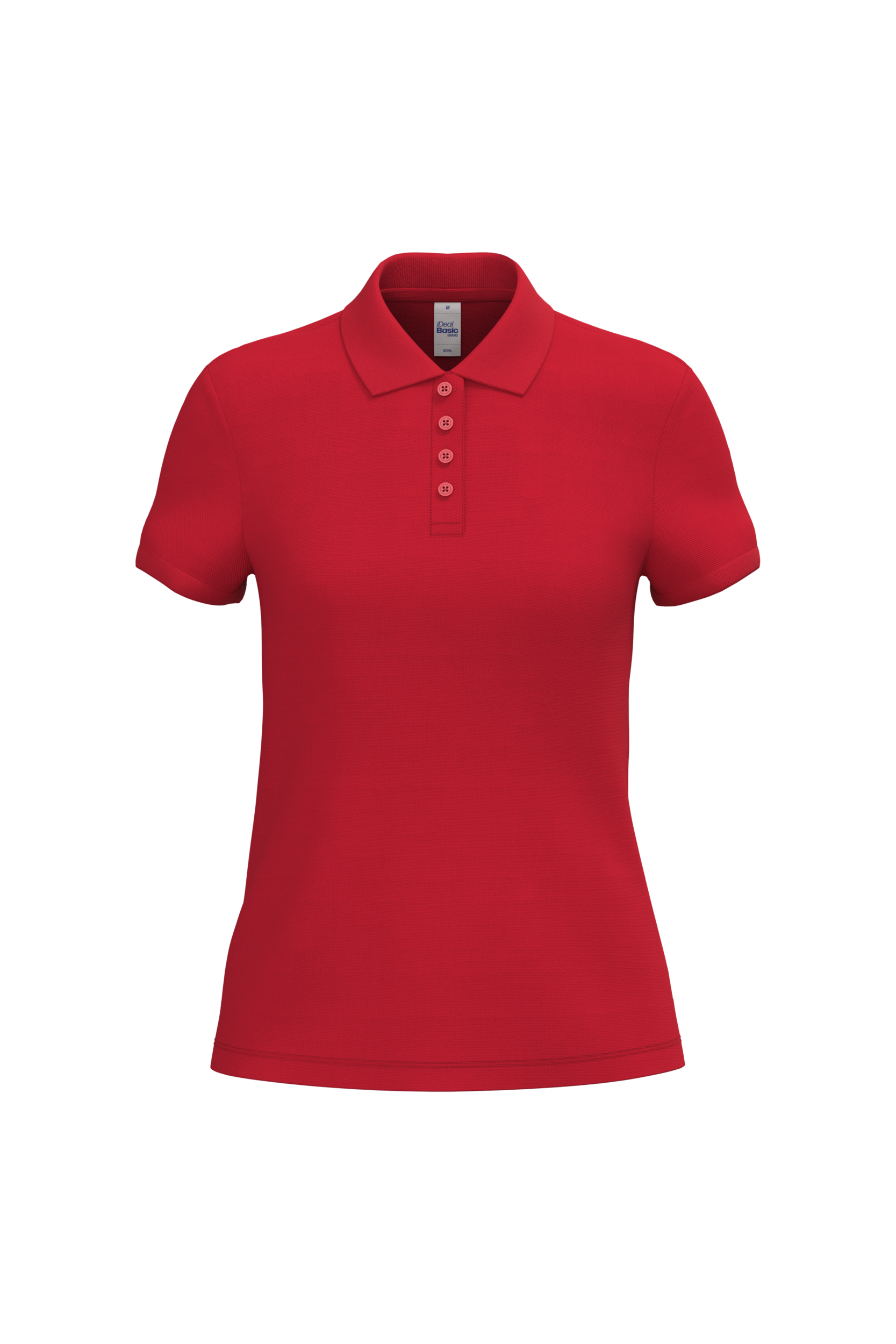 iDeal Basic Brand Dames piquépolo — Ideal Red