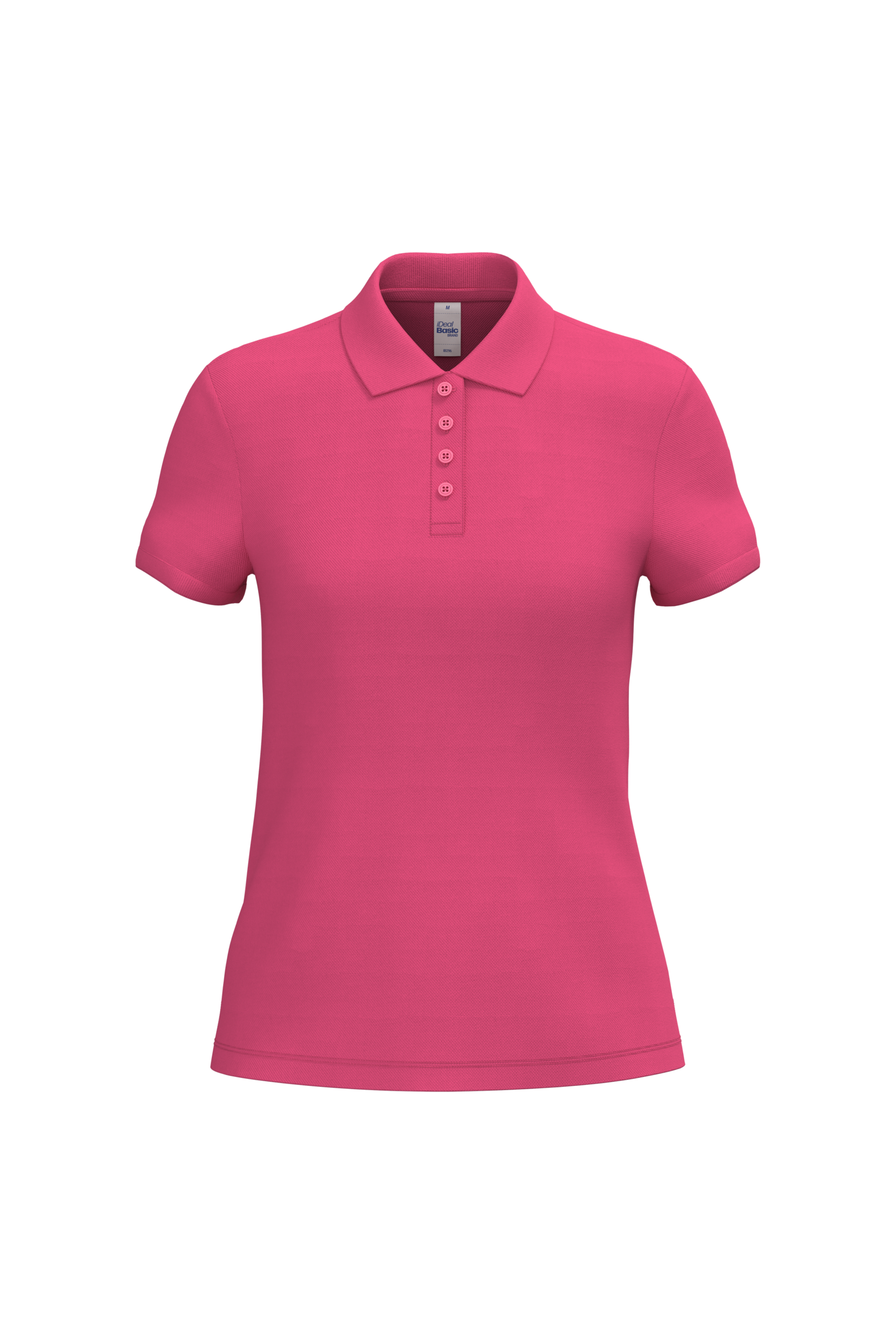 iDeal Basic Brand Dames piquépolo — Ideal Fuchsia