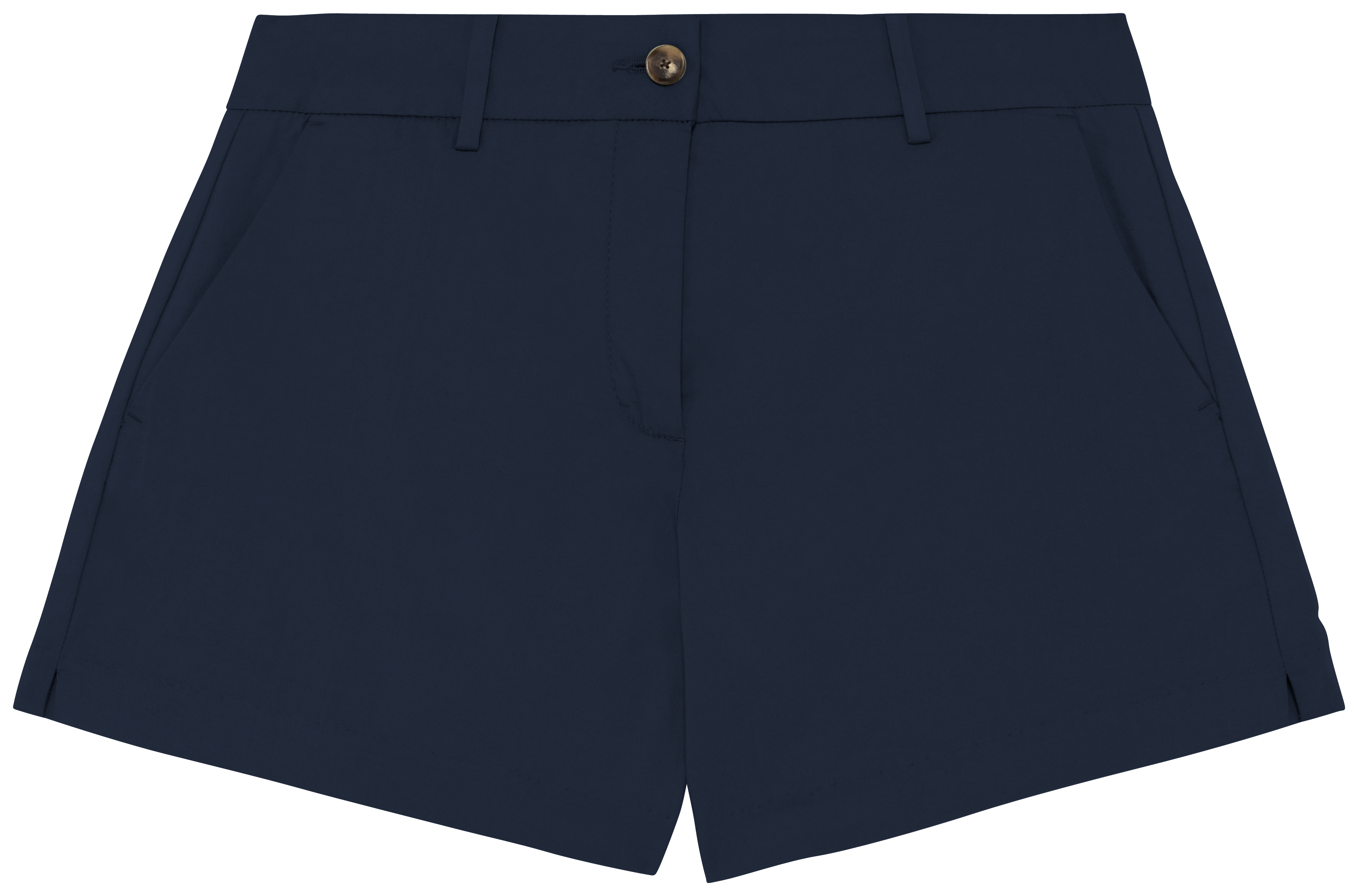 Native Spirit Ecologische chinobermuda dames — Navy Blue