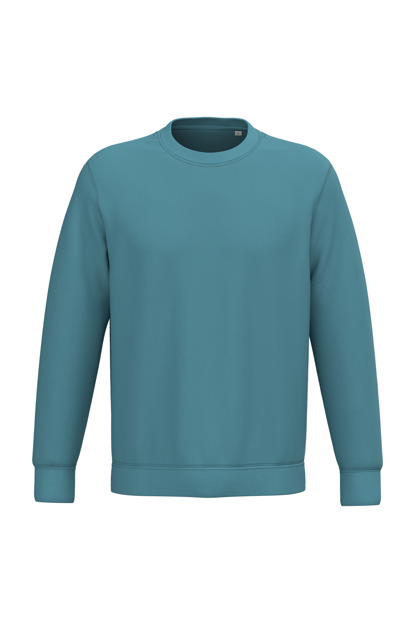 Native Spirit Ecologische uniseks sweater met ronde hals — Adriatic Blue
