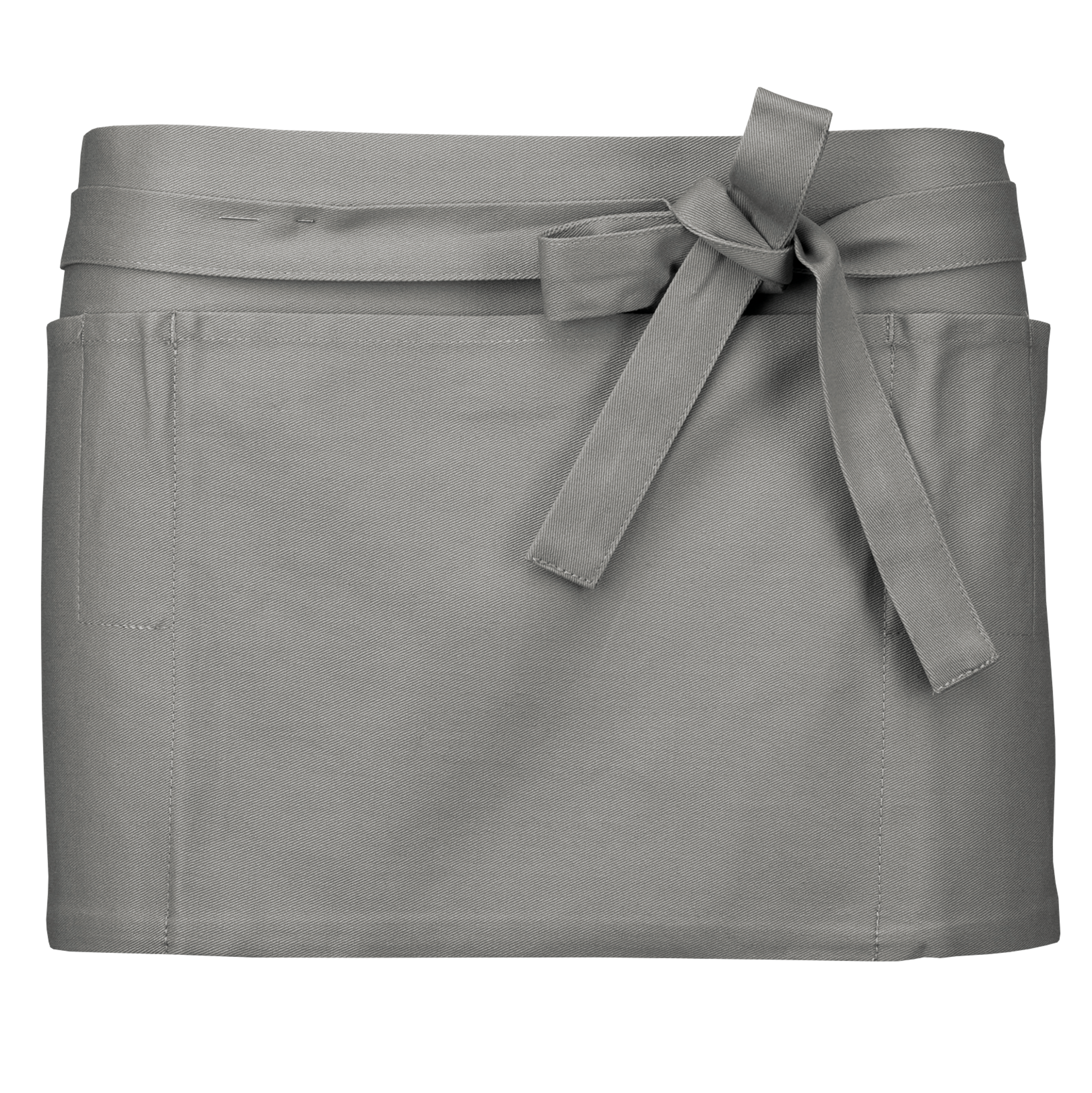 Kariban Katoenen kort schort — Light Grey