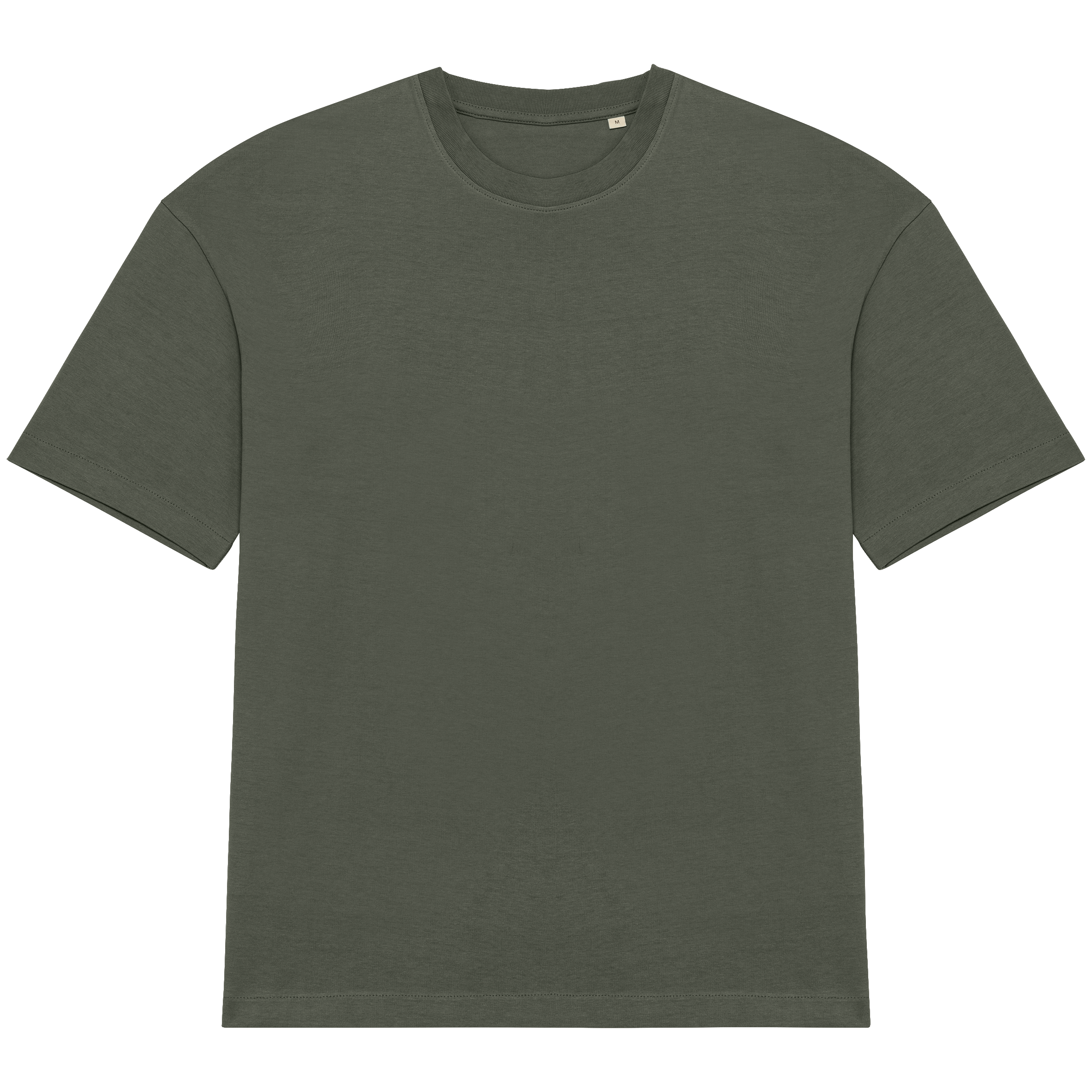 Native Spirit Ecologisch oversized heren-T-shirt — Organic Khaki