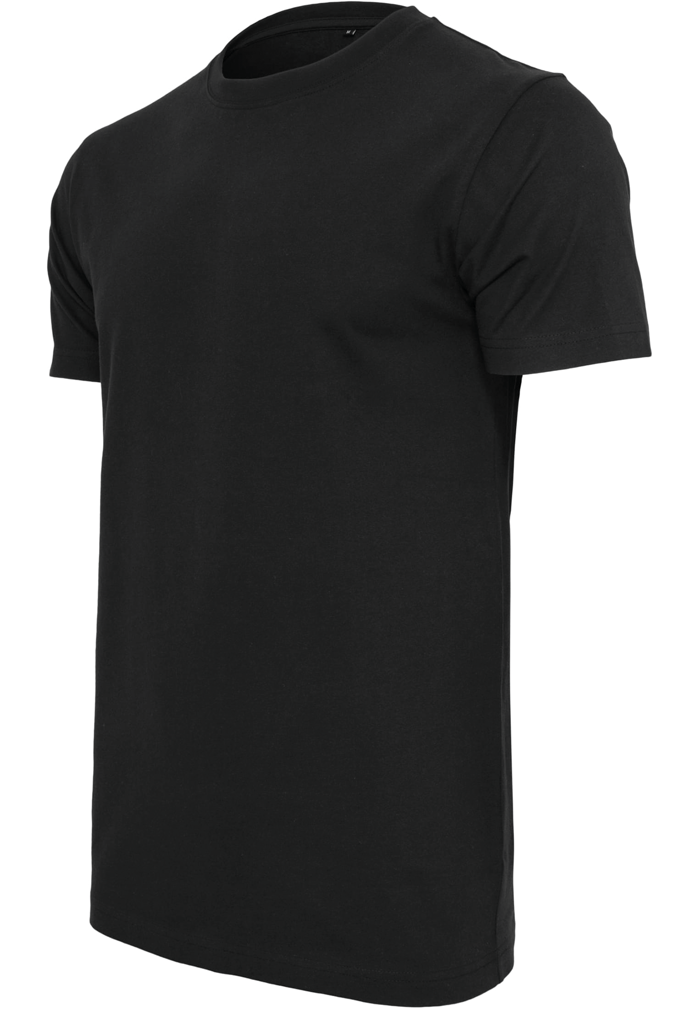 Build your brand T-shirt met ronde hals — Black