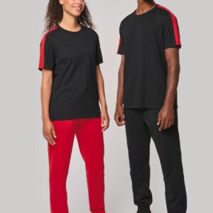 PROACT® Uniseks tweekleurig teamwear T-shirt