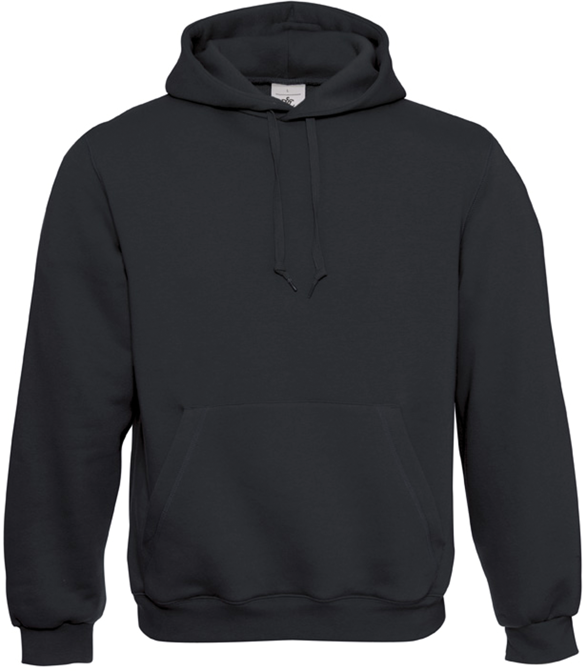 B&C Sweater met capuchon — Black