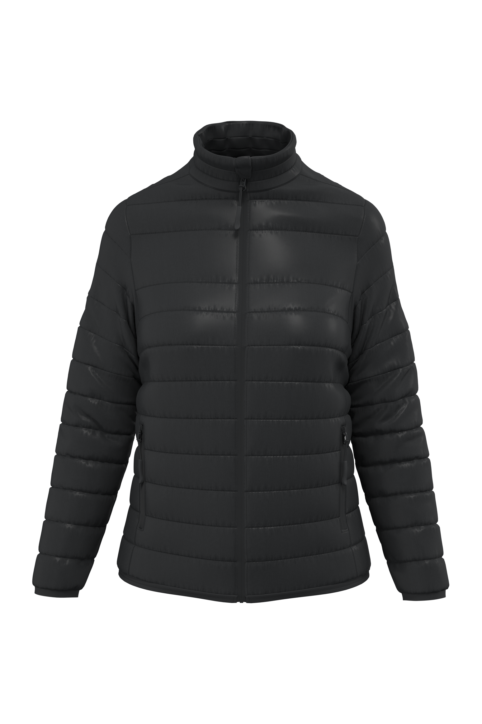 iDeal Basic Brand Gewatteerde dames donsjas — Black