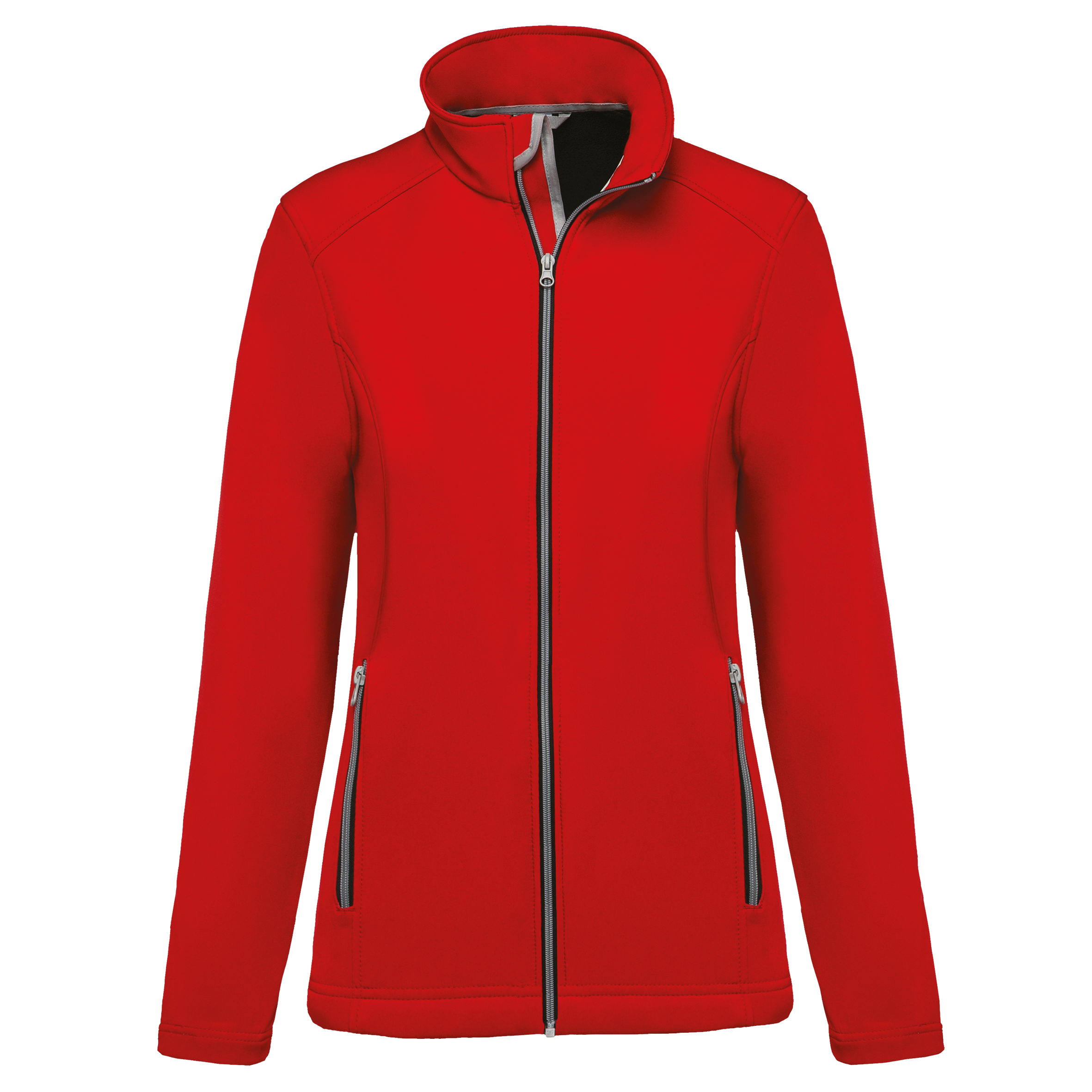 Kariban 2-laagse damessoftshelljas — Red