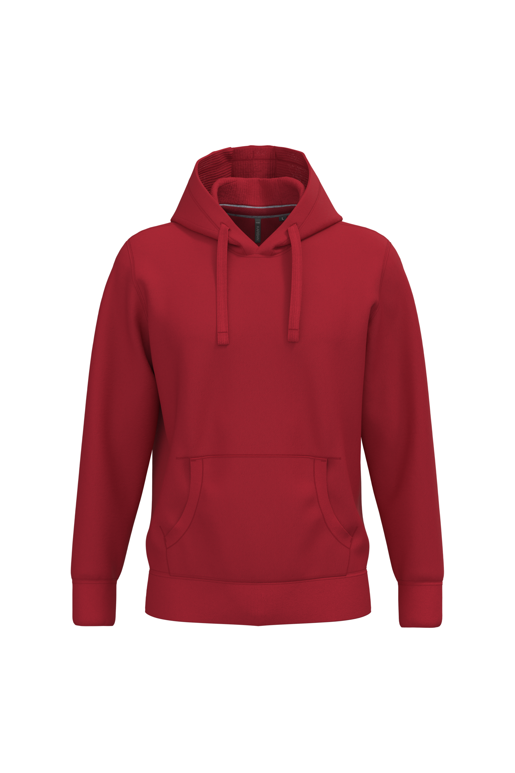 Kariban Sweater met capuchon — Red