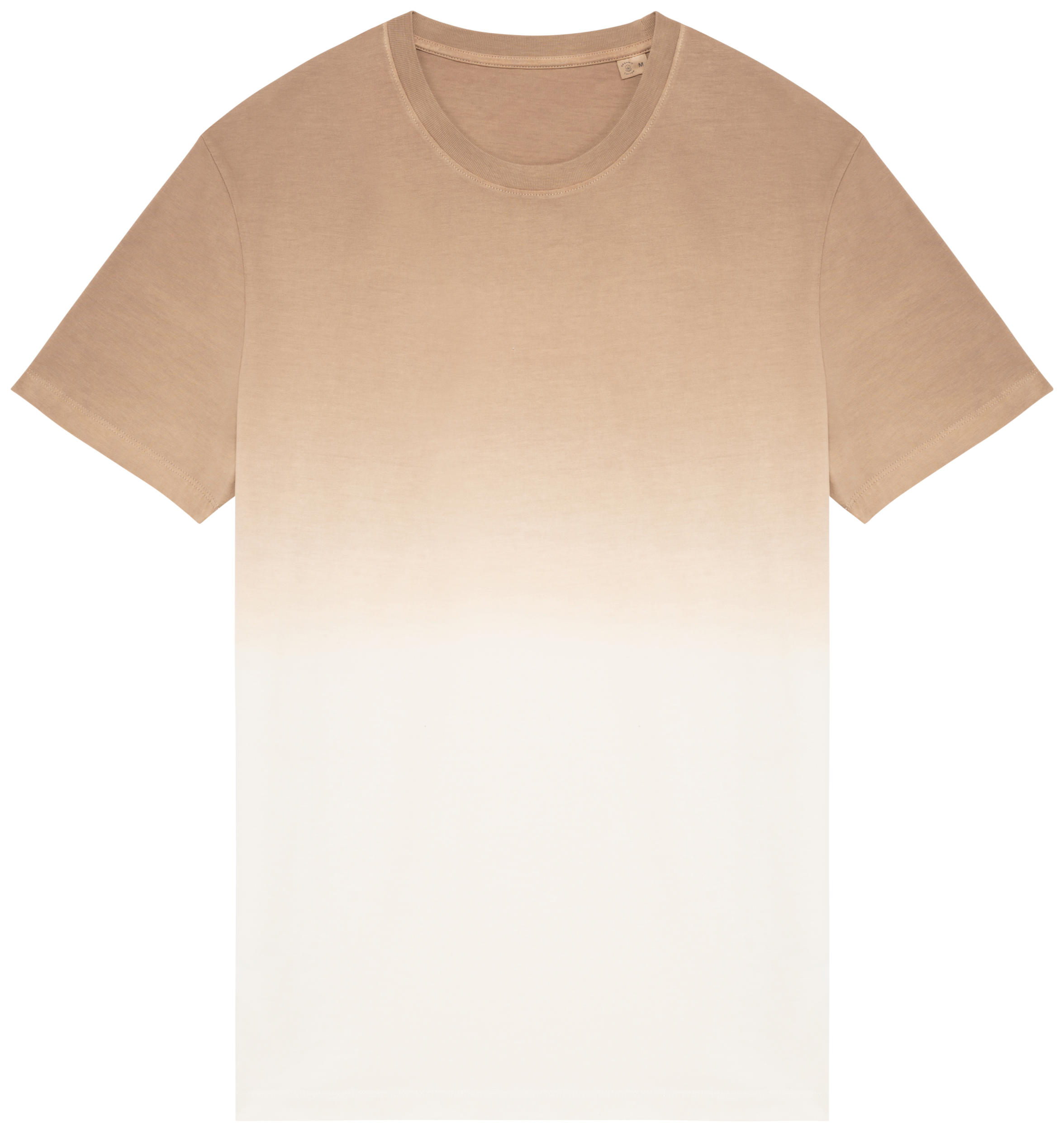 Native Spirit Ecologisch uniseks Dip Dye T-shirt — Dip Dye Wet Sand