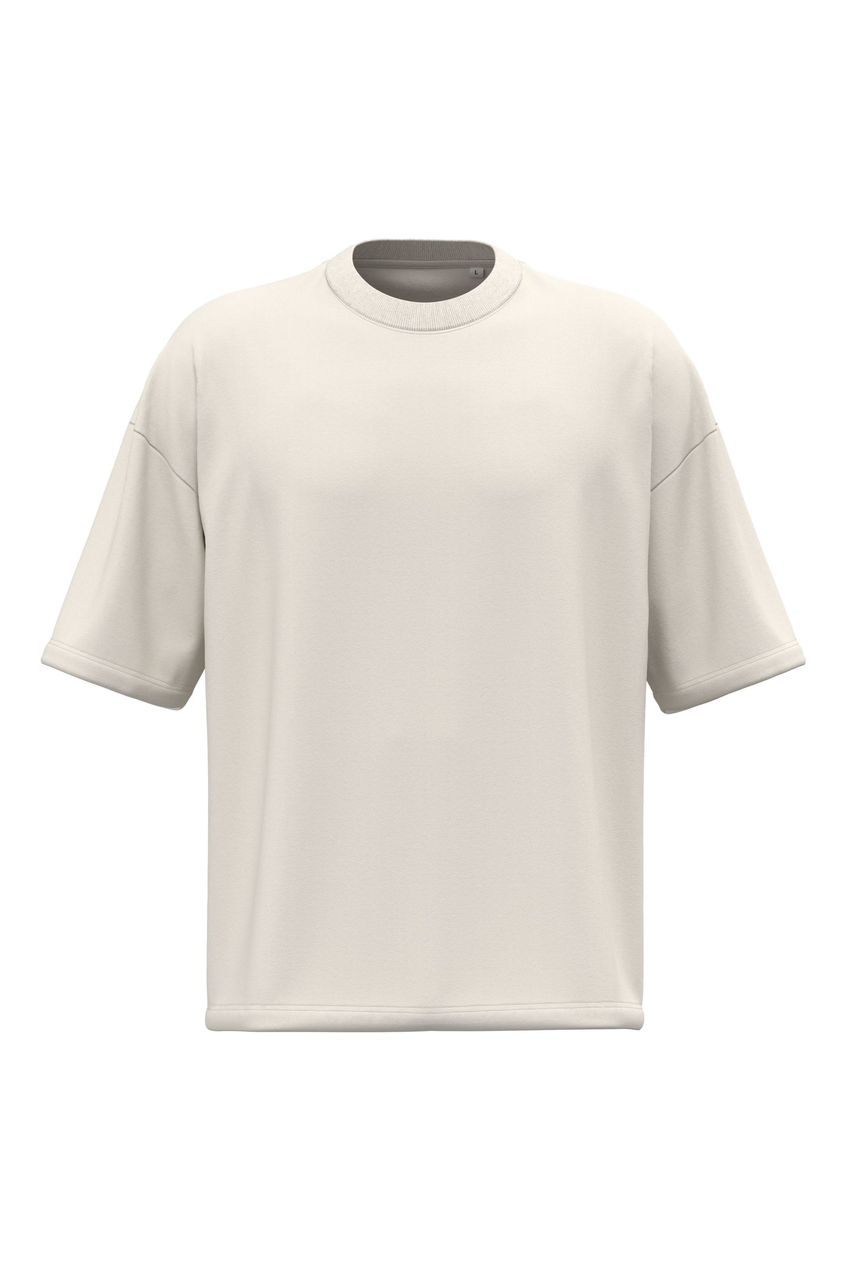 Native Spirit Duurzaam uniseks T-shirt met oversized fit — Ivory