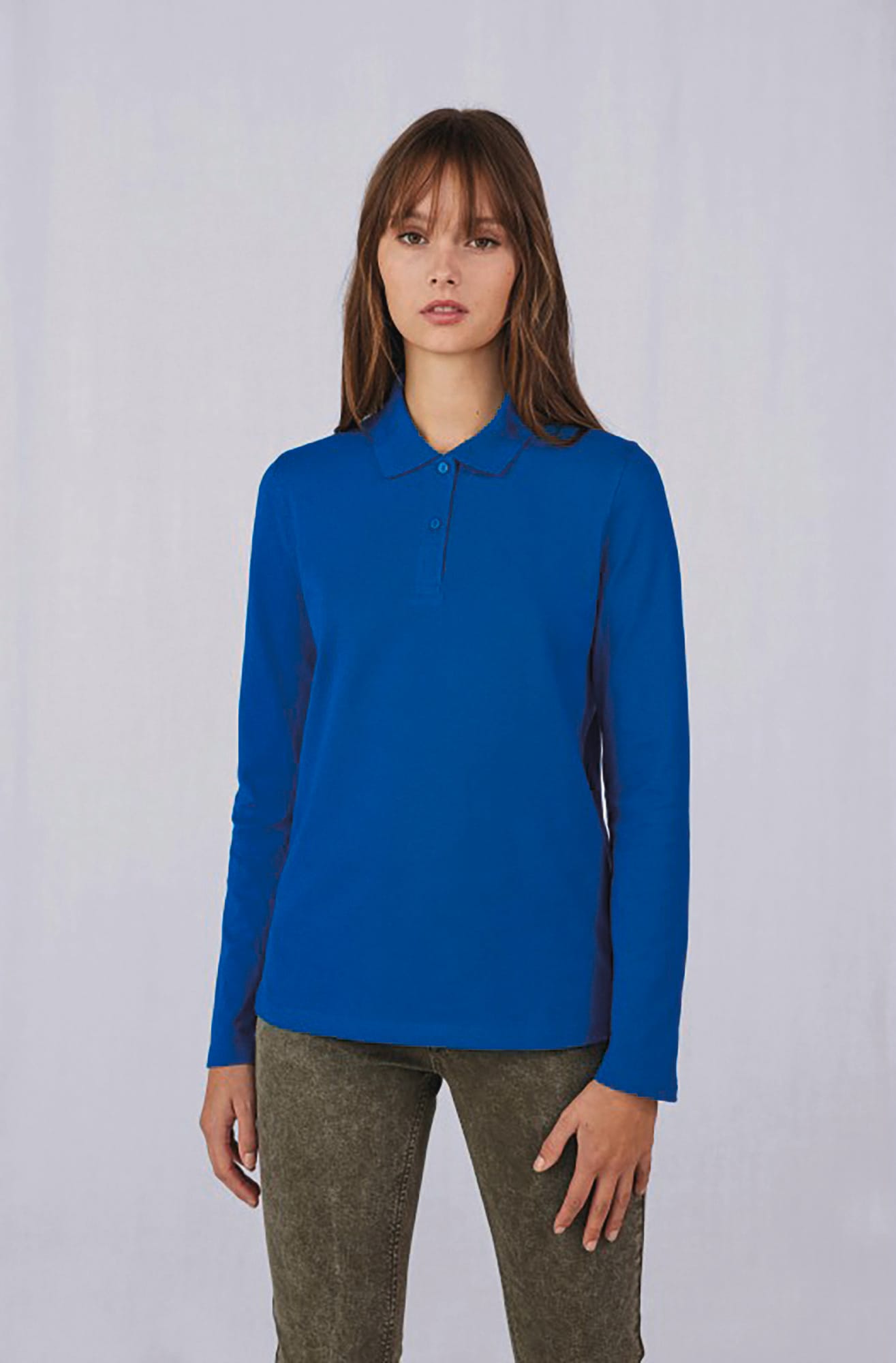B&C MY POLO 180 Dames lange mouwen