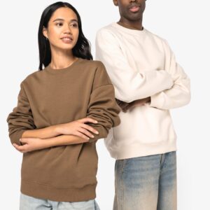 Native Spirit Ecologische oversized uniseks sweater met ronde hals
