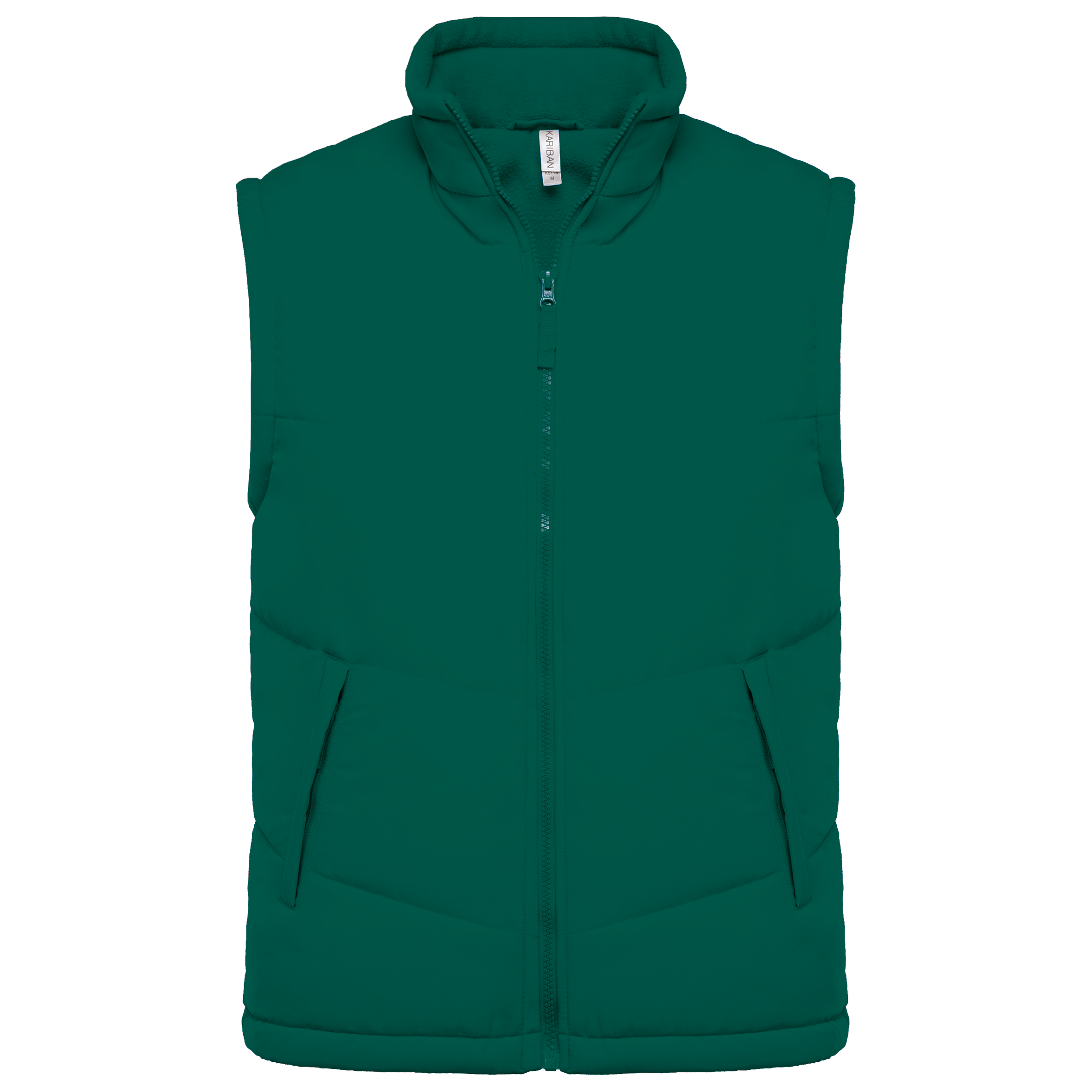 Kariban Met fleece gevoerde bodywarmer — Dark green