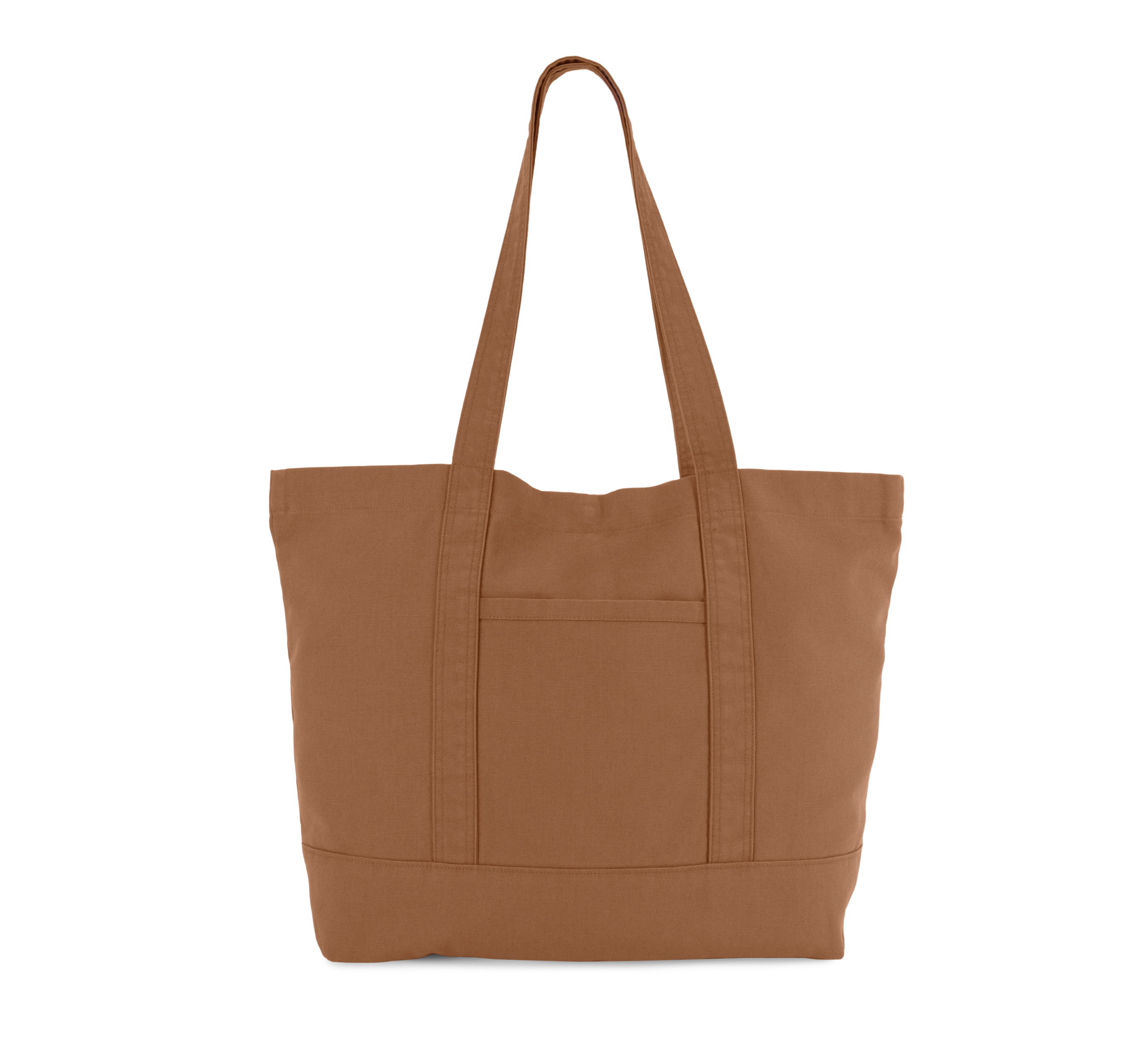 Kimood Grote shopper met zijzak — Washed Cinnamon