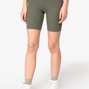Native Spirit Ecologische geribde damesshort