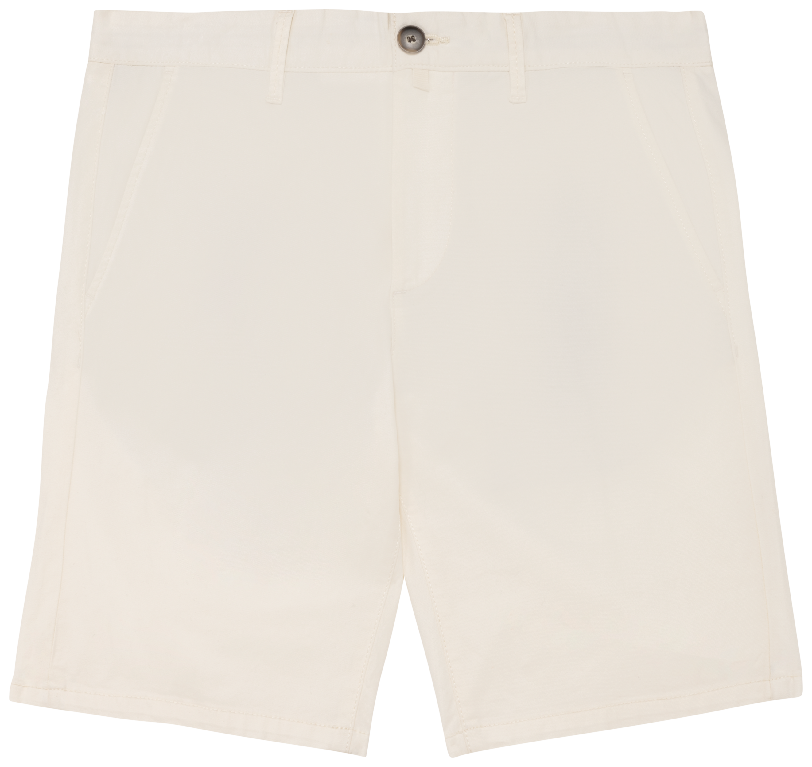 Native Spirit Ecologische chinobermuda heren — Ivory