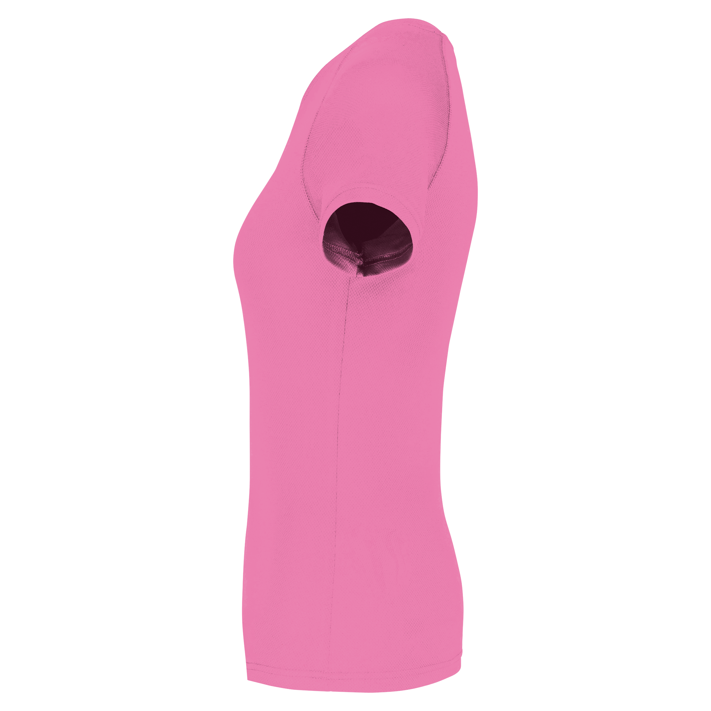 PROACT® Gerecycled damessport-T-shirt met ronde hals — Deep Pink